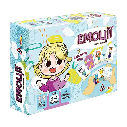 Обучающая игра Умняшка Емоції, настольная, от 4 лет (2262)