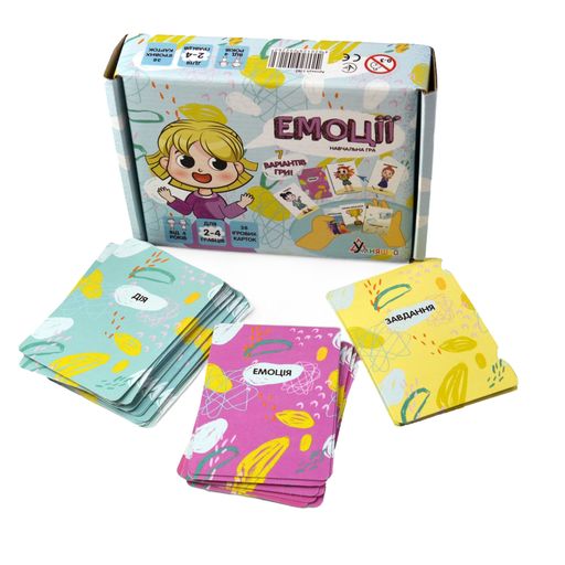 Обучающая игра Умняшка Емоції, настольная, от 4 лет (2262)