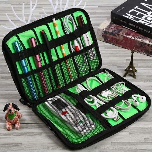 Дорожный органайзер для зарядок, проводов и кабелей 3DTOYSLAMP 22,7х18х3,7 см Фиолетовый CL0105713 (1316699)