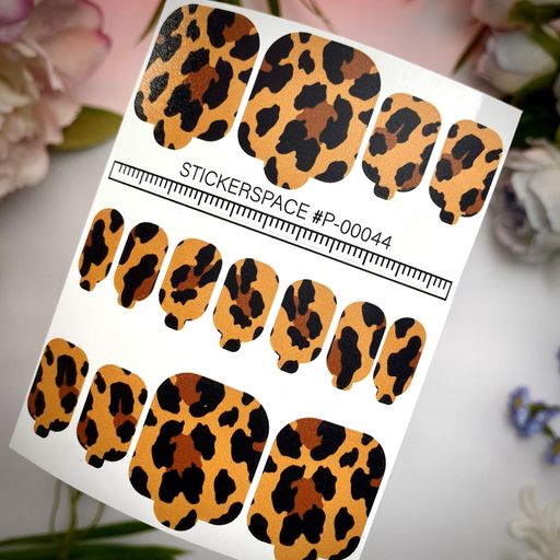 Наклейки для дизайна ногтей StickersSpace Wraps Pedi (P-00044)
