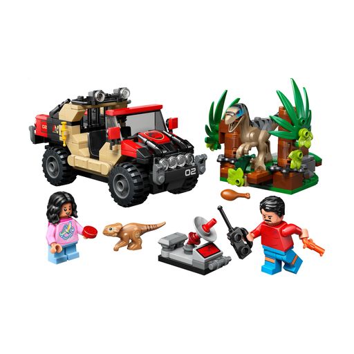 Конструктор LEGO Jurassic World Побег от раптора по бездорожью, 285 деталей, от 6 лет (76972)