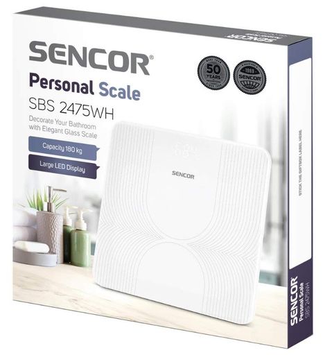 Ваги підлогові Sencor SBS 2475WH (6914088) (1319454)
