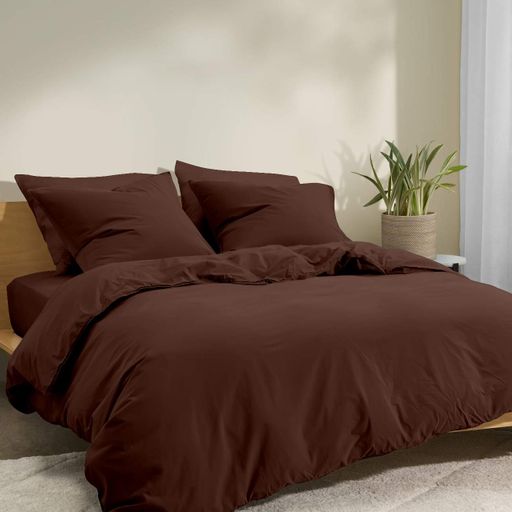 Півтораспальний підодіяльник 145х210 COCOA BROWN COSAS (4822052422915) (1319677)