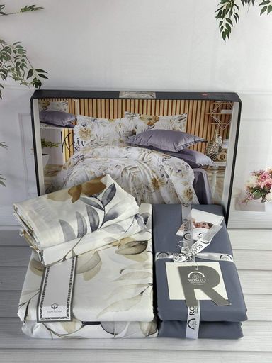 Комплект постільної білизни Romeo  144687 Туреччина Євро  Сатин; Бавовна (1320153)