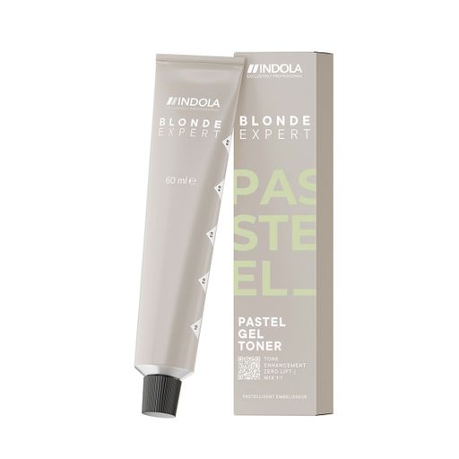 Перманентная гель-краска для тонирования волос в пастельные оттенки Indola Blonde Expert Pastel Gel Toner, 60 мл