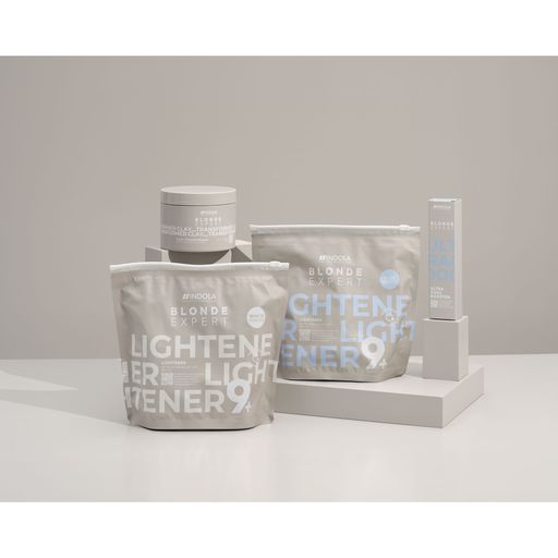 Пудра для обесцвечивания волос Indola Blonde Expert Lightener 9+ Blue Powder, 450 г