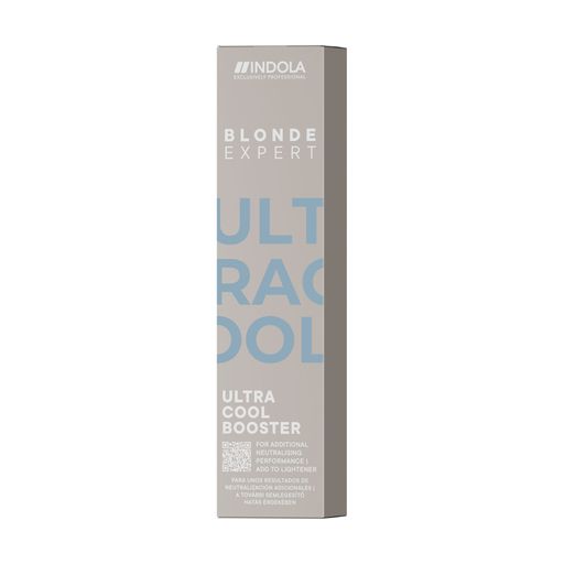 Добавка к пудре Indola Blonde Expert Ultra Cool Booster для обеспечения дополнительной нейтрализации нежелательной желтизны волос, 60 мл