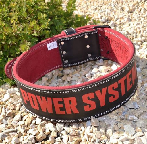 Пояс для тяжелой атлетики Power system M Черно-красный CL0130517 (1322441)