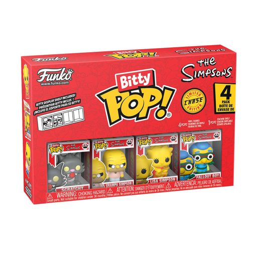 Набор игровых фигурок-сюрпризов Funko Bitty Pop! серии Симпсоны Царапка, от 3 лет, 4 шт (85710)