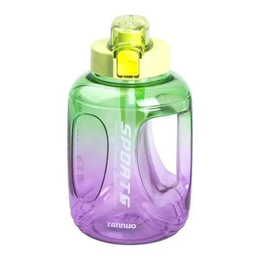 Бутылка для воды спортивная с трубочкой Yiwu 1.6 л зеленая (1325221)