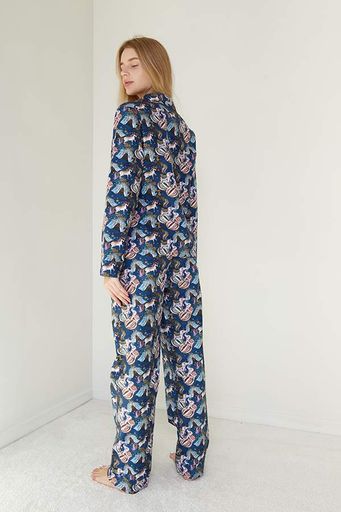 Пижама Forly Пижамный костюм из хлопка с брюками Shapito XXL Принт HL0057-97-69_XXL (1325862)