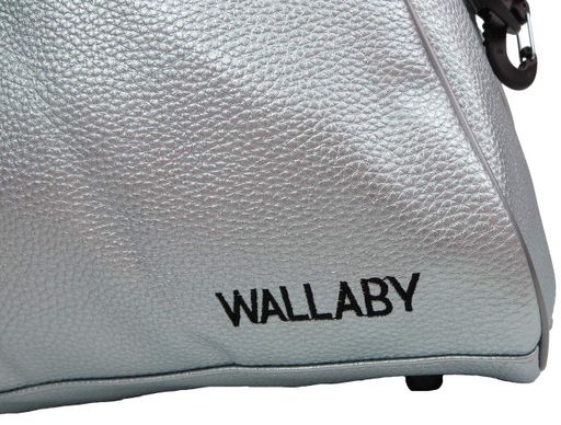 Спортивна сумка зі шкірозамінника 16 л Wallaby сріблястий (1326341)