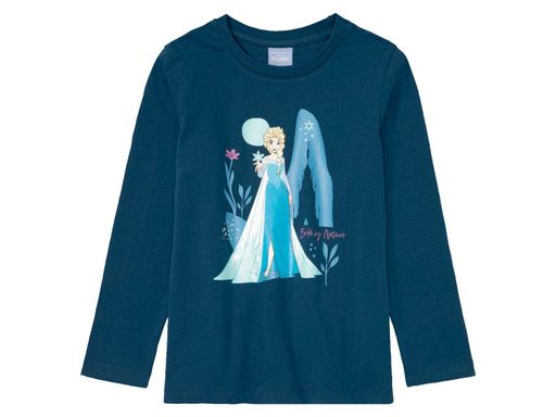Пижама (лонгслив и штаны) для девочки Disney Frozen 387277 098-104 см (2-4 years) Синий (1327735)
