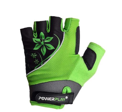Велоперчатки Power Play 5281 A, Green - M (1328325)