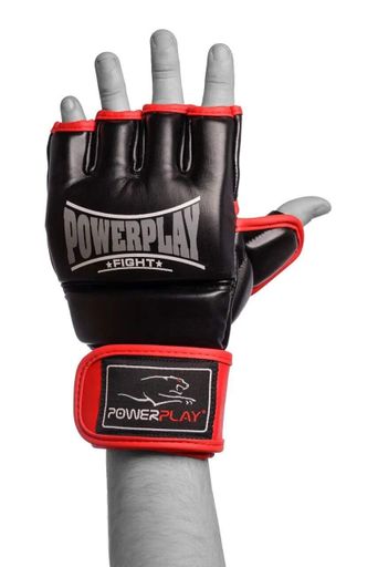 Перчатки для MMA Power Play 3058, Black/Red - XL (1328330)