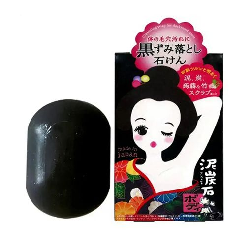 Грязевое мыло-скраб для тела Pelican Deitanseki Scrub Soap, 100 г