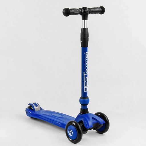 Самокат-велобег 3в1 трехколесный BS-27018 Best Scooter, 3 колеса PU со светом, родительская ручка (6900066351303) (1335954)