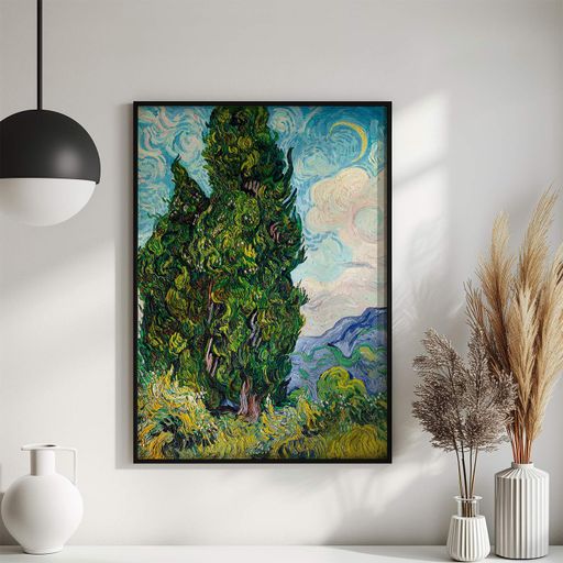 Постер Roomy "Cypresses" Без рамки A4 (29.7x21 cm) (1337490)