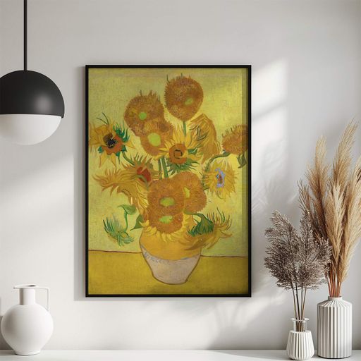 Постер Roomy "Sunflowers" Без рамки A1 (84.1x59.4 cm.) (1337954)