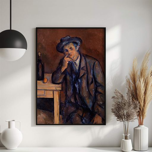 Постер Roomy "The Drinker" Чорна рамка з антибліковим склом A2 (59.4x42 cm.) (1338751)