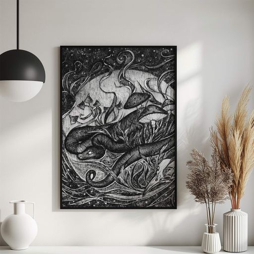 Постер Roomy "Beings of Mystic Forest" Без рамки A3 (42x29.7 cm) (1338853)