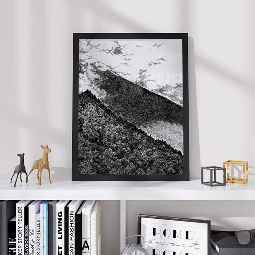 Постер Roomy "Mist over Stegastein" Черная рамка с антибликовым стеклом A2 (59.4x42 cm.) (1339082)