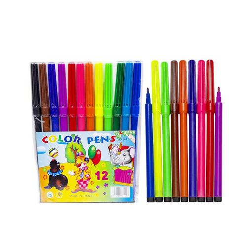 Детские Фломастеры "Мультики" COLOR-IT 1871-12 12 цветов (1340357)