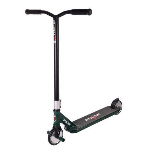 Самокат трюковий 2-х колісний TR21008 (RL7T) Extreme Motion PULSE, PU 120 мм.  Зелений (1340439)
