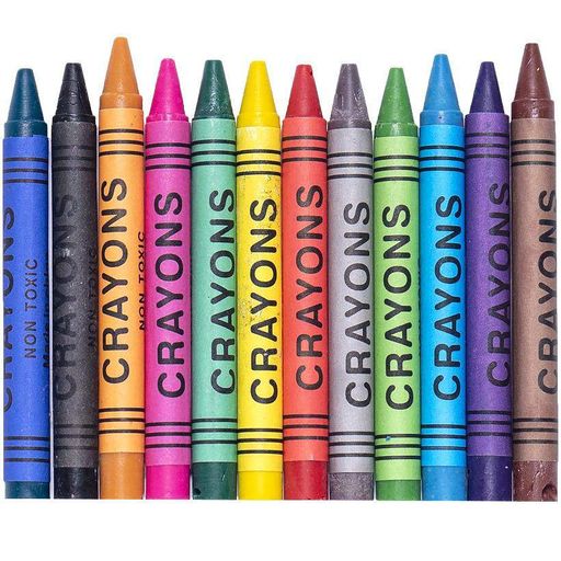 Восковые карандаши 12 цветов CRAYONS 2688A (1340509)