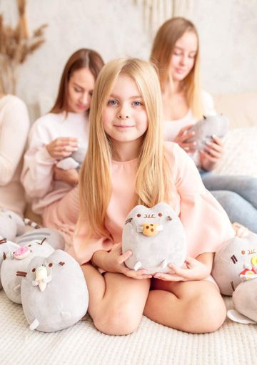 Мягкая игрушка Pusheen cat Кот лев 10х7см и полотенце Pusheen cat 35х35 см n-12415 (1340694)