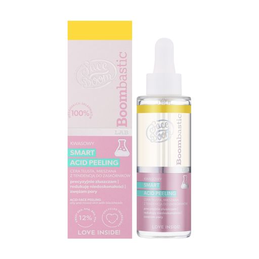 Розумний кислотний пілінг для обличчя Face Boom Boombastic Lab, 30 мл