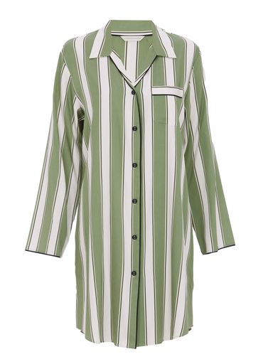 Халат жіночий Cyberjammies Nancy 0646_STR 14/L Зелено-білий (5051877559943) (1346349)