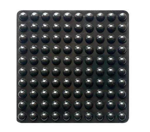 Стопер відбійник для дверей One Size 0,8 х0,3 см Чорний 100 шт (H051127) (1346388)