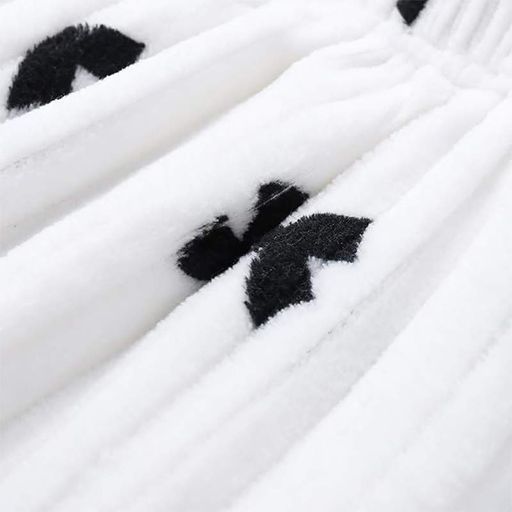 Комплект жіночої піжами No Brand 2023 Bow M White-Black (1346544)