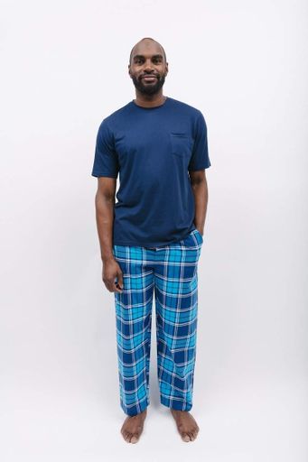 Піжама чоловіча Cyberjammies Felix 6896-6876 S Синій (5051877471627) (1347672)