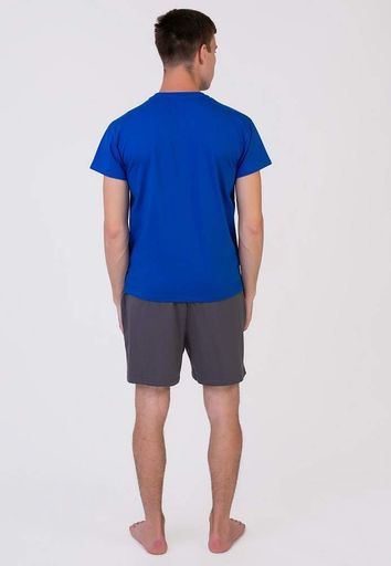 Піжама чоловіча Homewear MAD 33464 M Fluo Royal (3700467731468) (1347739)