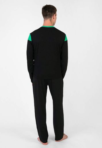 Піжама чоловіча Homewear MAD 36376 L Noir vert (3700465536376) (1347741)