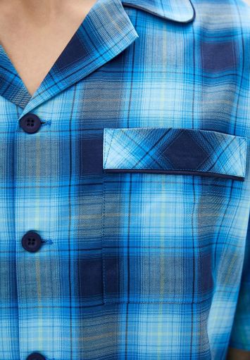Піжама чоловіча Cyberjammies Elliot 6559-6560 M Синьо-блакитний (ZIK0000025728) (1348024)
