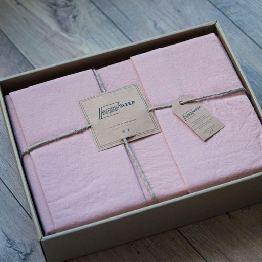Комплект постельного белья SoundSleep Stonewash Adriatic Pastel Pink евро розовый (92370838) (1350325)