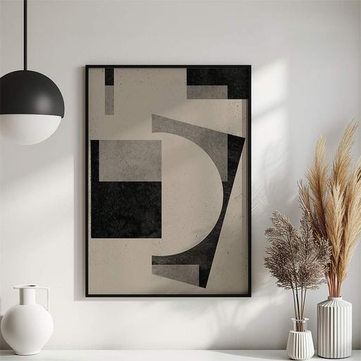 Постер Roomy "Contrast Form" Біла рамка з глянцевим склом A3 (42x29.7 cm) (1350455)