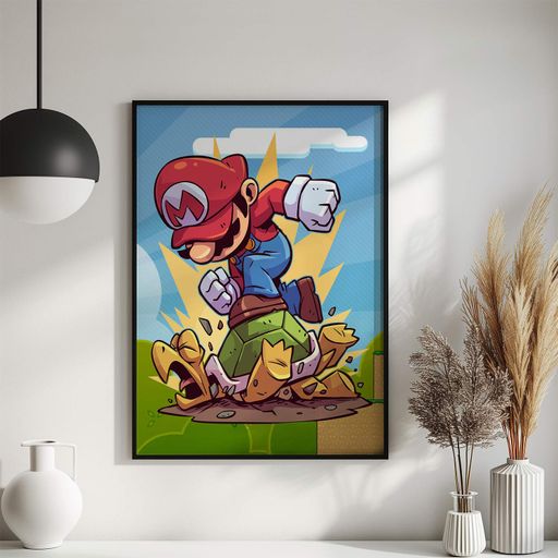 Постер Roomy "Super Mario Run" Без рамки A1 (84.1x59.4 cm.) (1351053)
