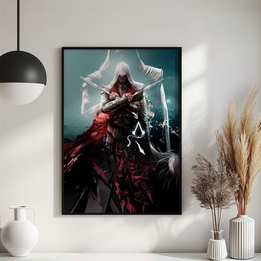 Постер Roomy "Assassins Creed Hooded Fighter" Без рамки A4 (29.7x21 cm) (1352002)