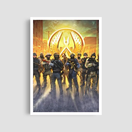 Постер Roomy "counter strike 1 6" Без рамки A1 (84.1x59.4 cm.) (1352059)