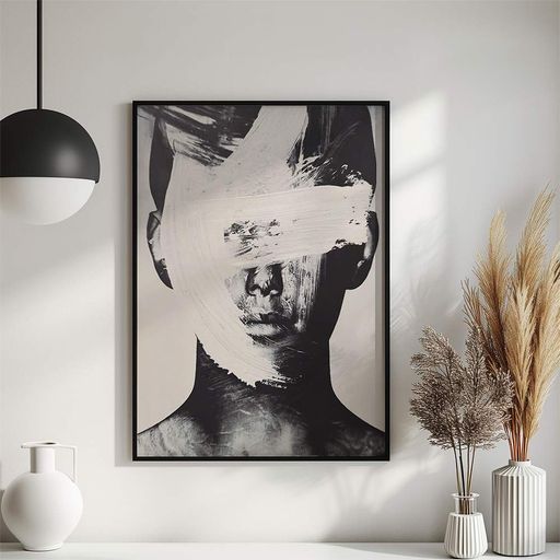 Постер Roomy "Erased Identity" Біла рамка з глянцевим склом A3 (42x29.7 cm) (1352255)