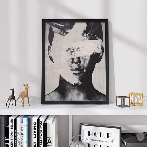 Постер Roomy "Erased Identity" Черная рамка с антибликовым стеклом A1 (84.1x59.4 cm.) (1352257)