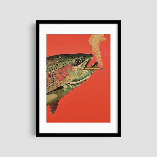 Постер Roomy "The Catch" Черная рамка с глянцевым стеклом A3 (42x29.7 cm) (1352353)