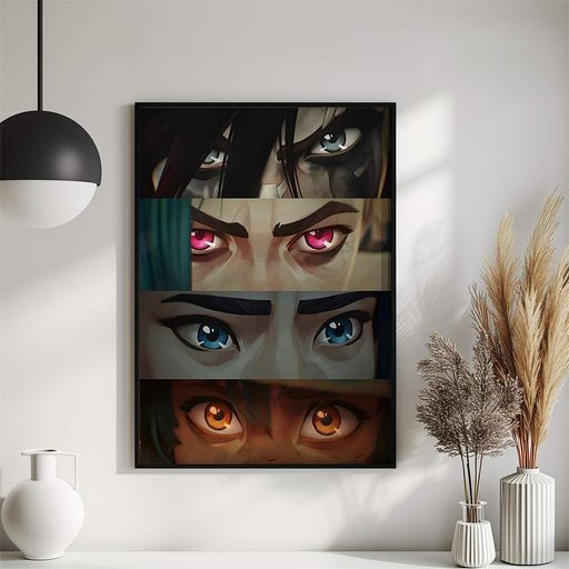 Постер Roomy "Eyes Of Arcane" Чорна рамка з антибліковим склом A3 (42x29.7 cm) (1352437)