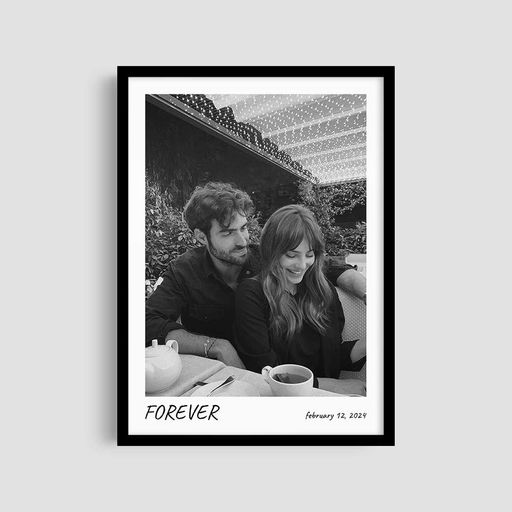 Постер Персоналізований "Forever" Без рамки A4 (29.7x21 cm) (1352553)
