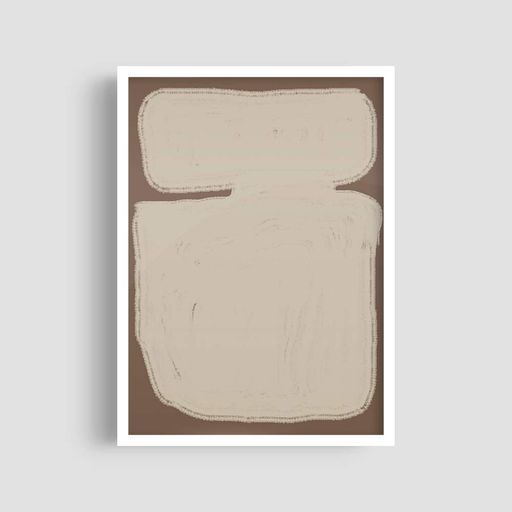 Постер Roomy "Warm Minimalism" Чорна рамка з глянцевим склом A4 (29.7x21 cm) (1352953)