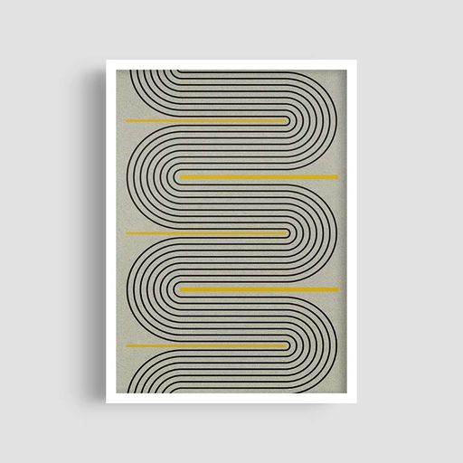 Постер Roomy "Wave Layers" Без рамки A3 (42x29.7 cm) (1352967)